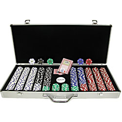 1000 14gm poker chips with case